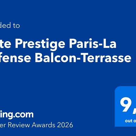 Prestige Paris-la Defense Terrasse شقة
